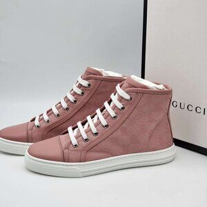 100% Authentic Gucci GG Miro Soft Pink & White Sneaker Shoes